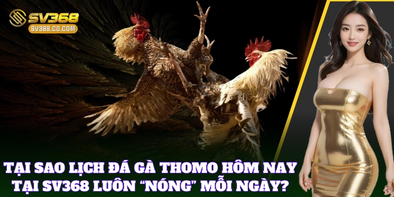 Lịch Đá Gà Thomo Hôm Nay –Không thể bỏ lỡ